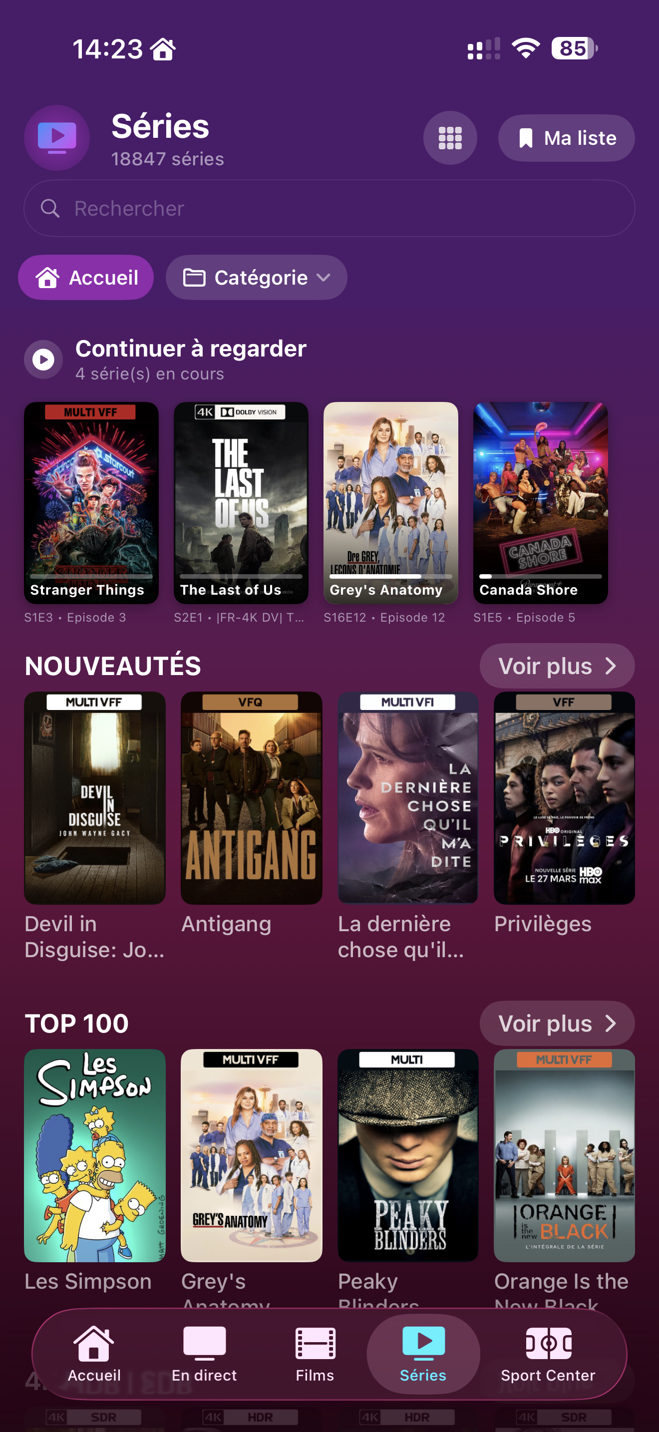 iPhone series browse